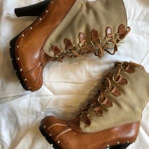 Michael Kor Wool Boots-Heels